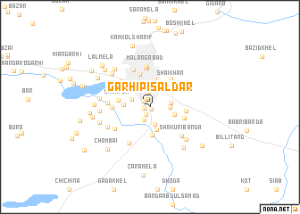 map of Garhi Pīsal Dar