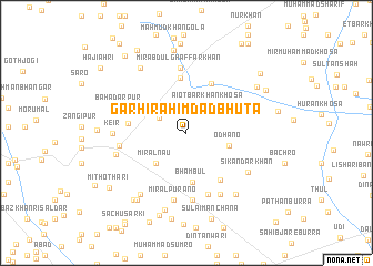 map of Garhi Rahīmdād Bhuta