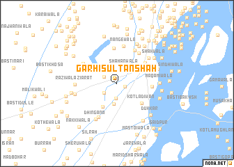 map of Garhi Sultān Shāh