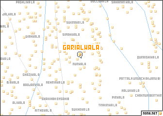 map of Gariālwāla