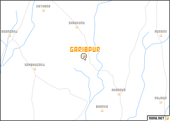 map of Garībpur