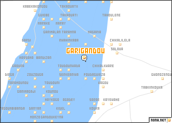 map of Gari Gandou
