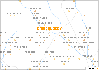 map of Gari Golokoy