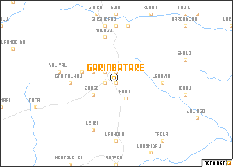 map of Garin Batare