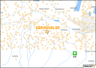 map of Garind Kalān