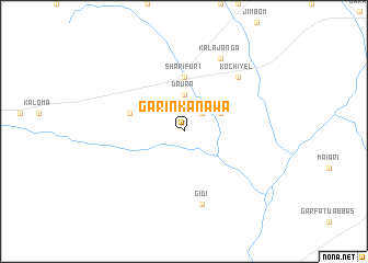 map of Garin Kanawa