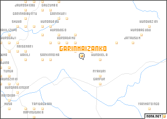 map of Garin Maizanko