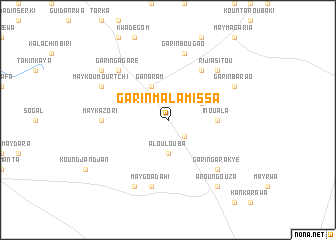 map of Garin Malam Issa