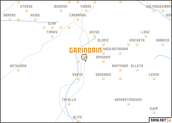 map of Garínoain