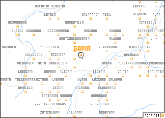 map of Garin