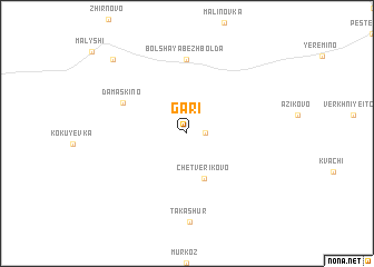 map of Gari