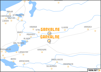 map of Garkalne