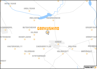 map of Garkushino