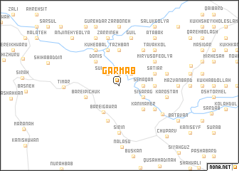 map of Garmāb
