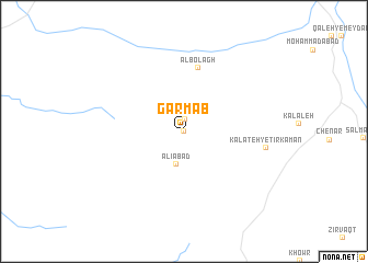 map of Garm Āb