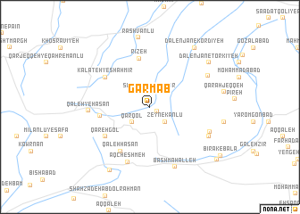 map of Garmāb