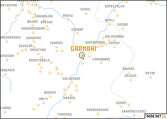 map of Garmāhī