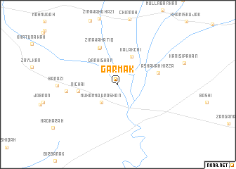 map of Garmak
