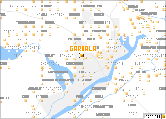 map of Garmāla