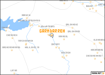 map of Garmdarreh