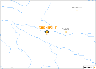 map of Garmosht