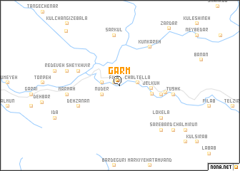 map of Garm