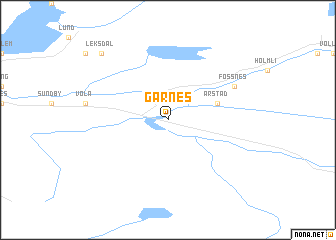 map of Garnes