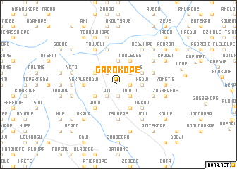 map of Garokopé