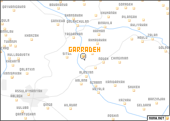 map of Garradeh