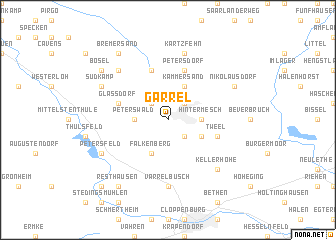 map of Garrel