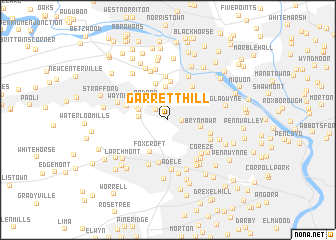 map of Garrett Hill