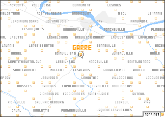 map of Garré