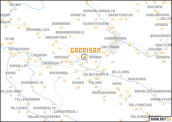 map of Garrīsān