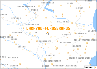 map of Garryduff Cross Roads