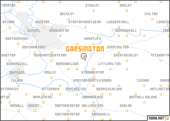 map of Garsington