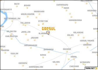 map of Garsūl