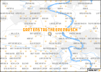 map of Gartenstadt Meerer Busch