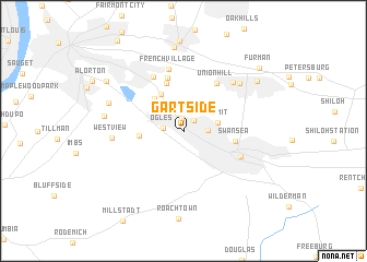 map of Gartside