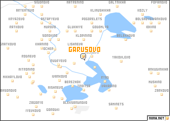 map of Garusovo