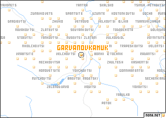map of Garvanov Kamŭk