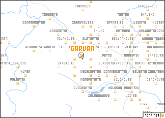 map of Garvan