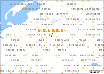 map of Garvensdorf