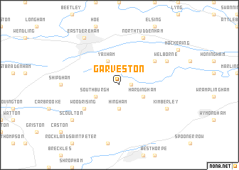map of Garveston