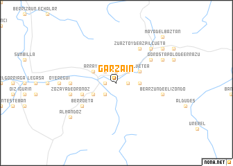 map of Garzáin