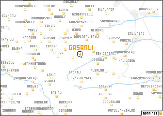 map of Gasanli