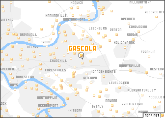 map of Gascola