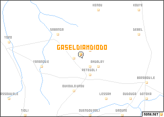 map of Gasèl Diam Diodo