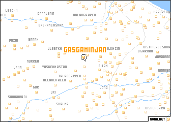 map of Gasgamīnjān
