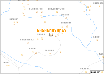 map of Gāsh-e Mayāmey