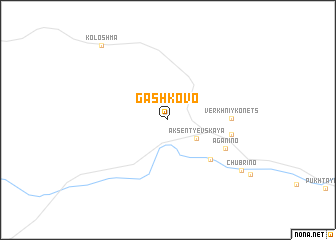 map of Gashkovo